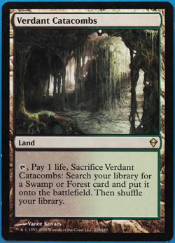 Verdant Catacombs Zendikar PLD Land Rare MAGIC MTG CARD (ID# 501027) ABUGames - Image 1