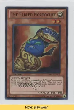 The Fabled Nozoochee 1st Ed. YuGiOh Hidden Arsenal 4: Trishula's Triumph 0a1 - Image 1