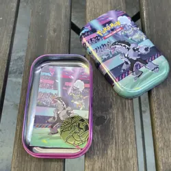 Pokemon TCG Galar Power Mini Tin Obstagoon H21 Cosmic Eclipse TIN ONLY NO CARDS 820650807404 - Image 3