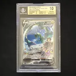 BGS 10 Rayquaza V Alternate Art Simplified Chinese Pokemon 146/132 SR CS4b - Image 1