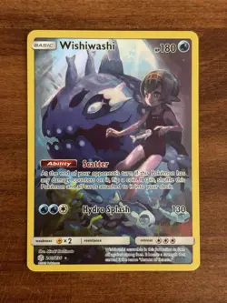 Wishiwashi 240/236 Cosmic Eclipse Full Art Secret Rare Holo Pokemon TCG. NM/LP - Image 1