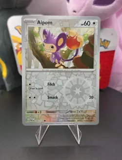 Aipom 145/182 Sv04: Paradox Rift Reverse Holo - Pokemon - NM/M - Free Shipping - Image 1