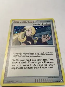 Cynthia's Feelings 131/146 Legends Awakened Pokemon Card Holo Promo Exclusive LP - Image 3