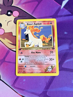 Blaine's Rapidash - 33/132 [Gym Challenge] Pokemon TCG - 1ST EDITION - VLP - Image 1