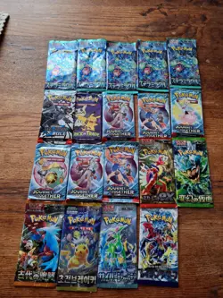 Lot Set Bundle Of Pokemon Booster Packs. Japanese And English. 65 Packs - Image 4