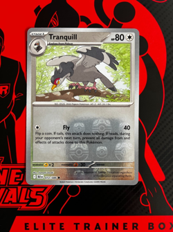 Tranquill 072/086 Master Ball White Flare Pokemon TCG English 10.5 Black Bolt - Image 5