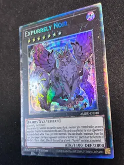 Expurrely Noir - AMDE-EN018 - Collector's Rare - 1st Edition NM YuGiOh! - Image 2