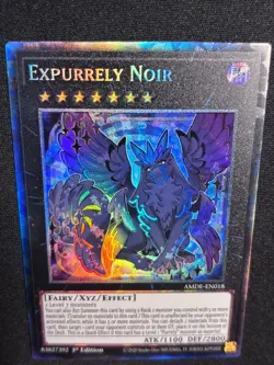 Expurrely Noir - AMDE-EN018 - Collector's Rare - 1st Edition NM YuGiOh! - Image 5