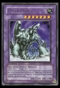YUGIOH Cyber Ogre 2 CDIP-EN036 Ultra Rare 1ST EDITION NM PACK FRESH/NO PLAY - Image 1