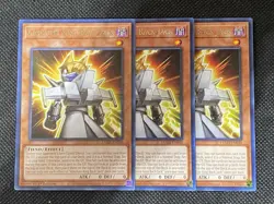 3x YuGiOh! - Absolute King Back Jack TAMA-EN048 Rare 1st Edition Near Mint - Image 1