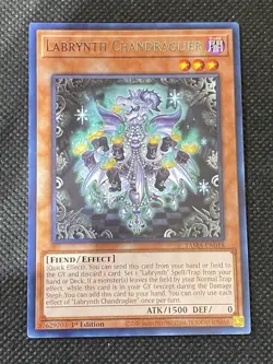 3x YuGiOh! - Labrynth Chandraglier TAMA-EN018 Rare 1st Edition Near Mint - Image 2