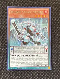 3x YuGiOh! - Vaylantz Voltage Viscount TAMA-EN006 Rare 1st Edition Near Mint - Image 2