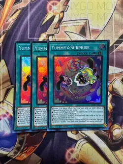 3x Yummy☆Surprise JUSH-EN025 Super Rare 1st Ed Near Mint YUGIOH - Image 1