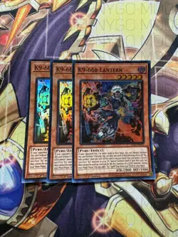 3x K9-66B Lantern JUSH-EN033 Super Rare 1st Ed Near Mint YUGIOH - Image 1