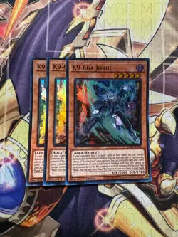 3x K9-66A Jokul JUSH-EN032 Super Rare 1st Ed Near Mint YUGIOH - Image 1