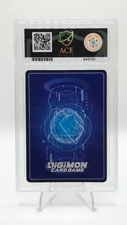 Omnimon ACE - BT17-078 SR Parallel - ACE Grade 9 MINT - Digimon Card Game - Image 2