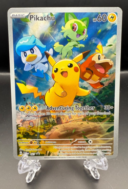 Pokemon TCG: Pikachu - #027 - SV: Paldea Evolved Promo Card- Ultra Rare NM - Image 1