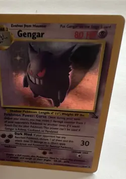 Gengar Holo Rare - Fossil Set 5/62 - WOTC 1999 Pokemon Card - Moderately Played - Image 3