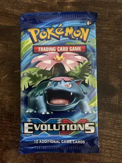 Pokemon XY Evolutions Booster Trading Card Game - One Sealed Pack - Image 1