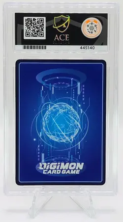 WarGreymon - BT14-101 SEC Parallel - ACE Grade 9 MINT - Digimon Card Game - Image 2