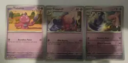 3x Paradox Rift Pokemon TCG Card - Tinkatink 083/Tinkatuff 084/Tinkaton 085 M/NM - Image 1