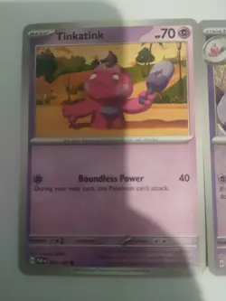 3x Paradox Rift Pokemon TCG Card - Tinkatink 083/Tinkatuff 084/Tinkaton 085 M/NM - Image 2