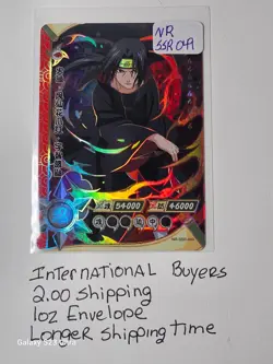Naruto Kayou Itachi Uchiha Card NR-SSR-049 - Pls Buy Before My Chakra Runs Out - Image 1