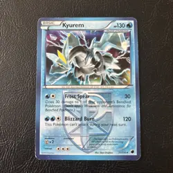 Pokemon TCG Kyurem Plasma Freeze Reverse Rare Holo Trading Card - Image 1