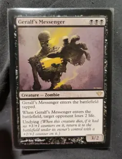 Mtg Dark Ascension - Geralf's Messenger #63/158 Unplayed/Pack Fresh!! - Image 1