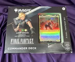 MTG Limit Break Final Fantasy Commander Deck NIB Cloud, Ex-Soldier - Image 1