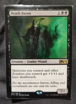 MTG Death Baron - Innistrad: Midnight Hunt Commander #111 - Image 1