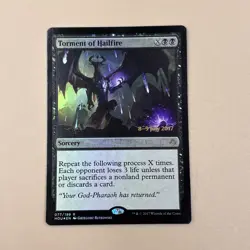 MTG Foil 1X Torment of Hailfire X1 Prerelease Promo - Image 2
