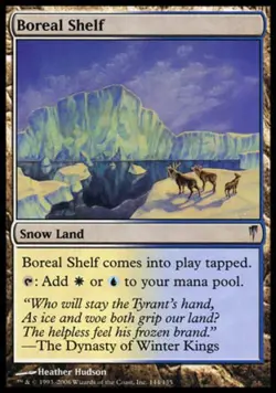 Boreal Shelf - Light Play MTG Coldsnap - Image 1