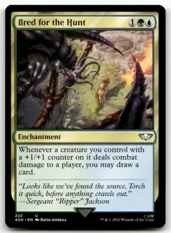 Bred for the Hunt 222 MTG Universes Beyond: Warhammer 40,000 U NM - Image 1