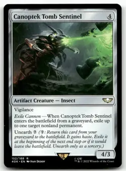 Canoptek Tomb Sentinel 152 MTG Universes Beyond: Warhammer 40,000 R NM - Image 1