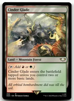 Cinder Glade 269 MTG Universes Beyond: Warhammer 40,000 R NM - Image 1