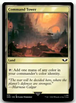 Command Tower 272 MTG Universes Beyond: Warhammer 40,000 C NM - Image 1