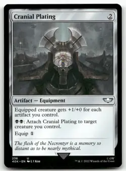 Cranial Plating 236 MTG Universes Beyond: Warhammer 40,000 U NM - Image 1
