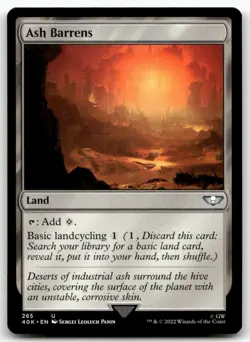 Ash Barrens 265 MTG Universes Beyond: Warhammer 40,000 U NM - Image 1