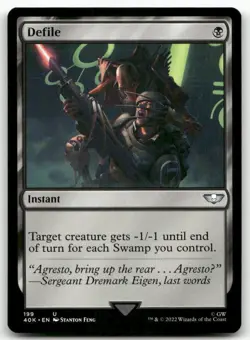 Defile 199 MTG Universes Beyond: Warhammer 40,000 U NM - Image 1