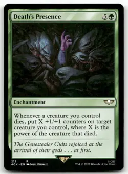 Death's Presence 212 MTG Universes Beyond: Warhammer 40,000 R NM - Image 1