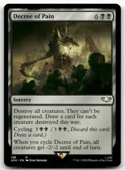 Decree of Pain 198 MTG Universes Beyond: Warhammer 40,000 R NM - Image 1