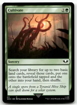 Cultivate 211 MTG Universes Beyond: Warhammer 40,000 C NM - Image 1