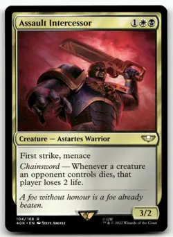 Assault Intercessor 104 MTG Universes Beyond: Warhammer 40,000 R NM - Image 1