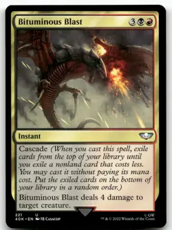 Bituminous Blast 221 MTG Universes Beyond: Warhammer 40,000 U NM - Image 1