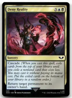 Deny Reality 223 MTG Universes Beyond: Warhammer 40,000 C NM - Image 1