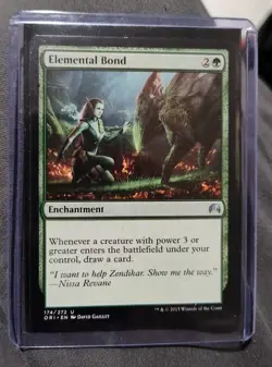 1x Elemental Bond mtg Magic Origins NM - Image 1