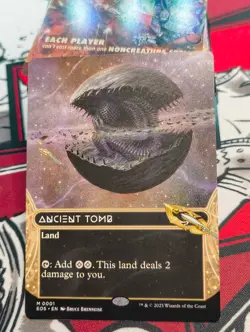 MTG Ancient Tomb 0001 (Borderless REGULAR) EOE: Stellar Sights NM - Image 1