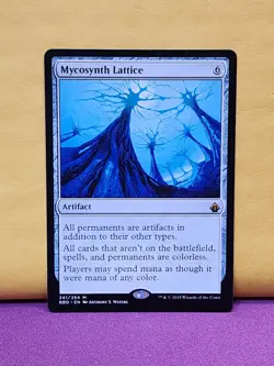 1x Mycosynth Lattice, NM, Battlebond (BBD), Magic: the Gathering, MtG - Image 1