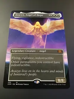MTG Double Masters #335 Avacyn, Angel of Hope Borderless NM - Image 1
